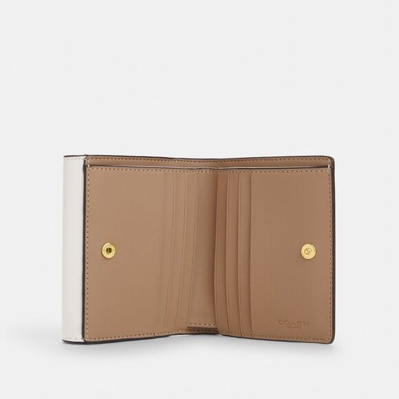 NWT Coach Outlet Eliza Small Wallet In Signature Canvas - Picture 2 of 4